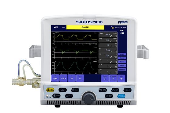 Medische Draagbare Purple Horn-Ventilator Elektrisch met Touch screen