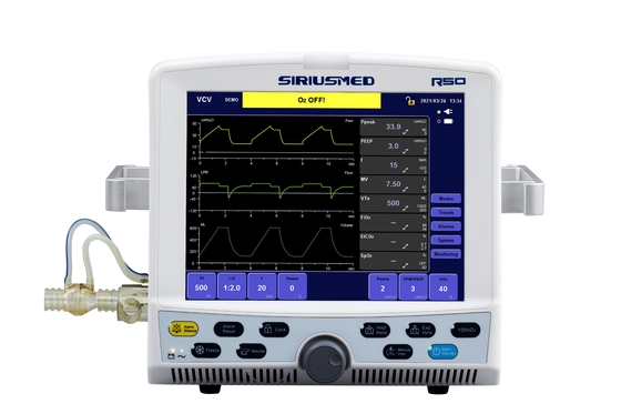 R50 Intensive careventilator 12“ Tft-Vertoning met Touch screen
