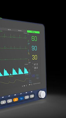 12,1 duimlcd Draagbare Geduldige Monitor, ISO13485-het Ziekenhuis Controlemateriaal